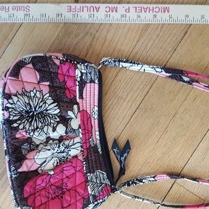 Vera Bradley Frannie Crossbody Mocha Rouge